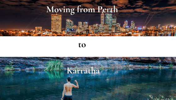 Moving from Perth to Karratha Image of Perth City and Karratha Gorges